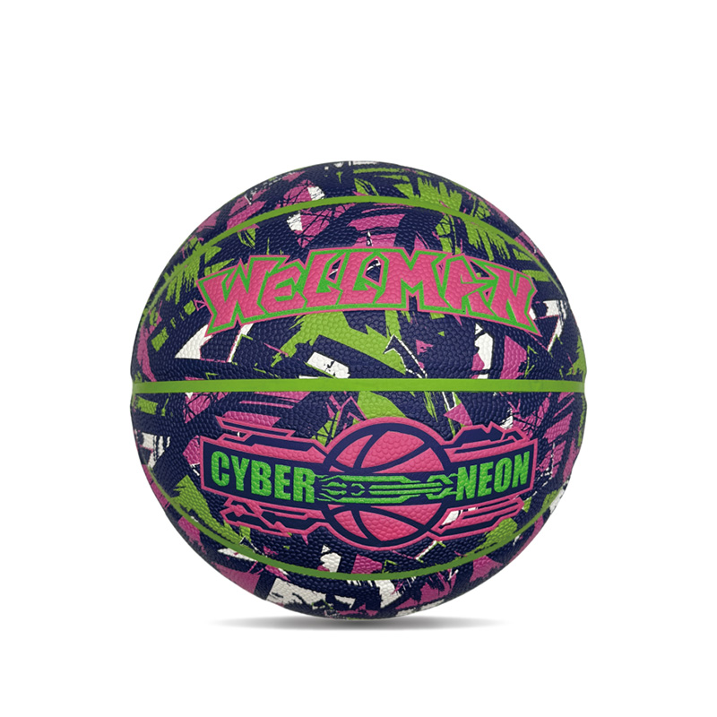 Spersonalizowany dostosowany pop Cyberpunk wydrukowane PU Sports/prezent koszykówki Ball Rozmiar 7