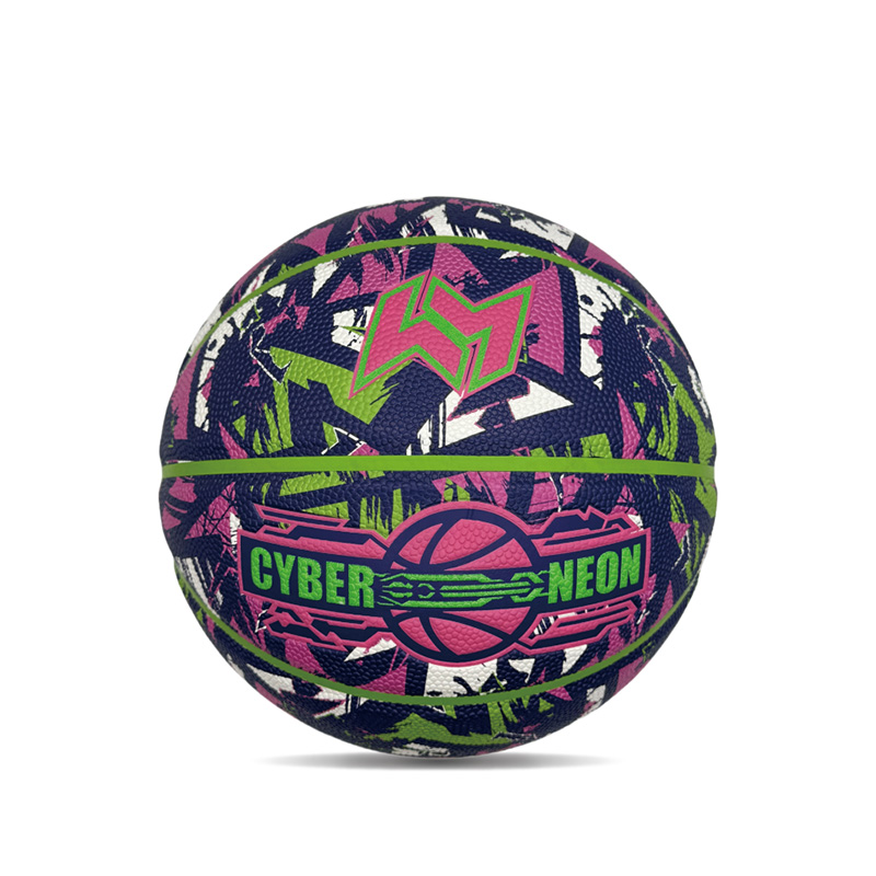 Spersonalizowany dostosowany pop Cyberpunk wydrukowane PU Sports/prezent koszykówki Ball Rozmiar 7